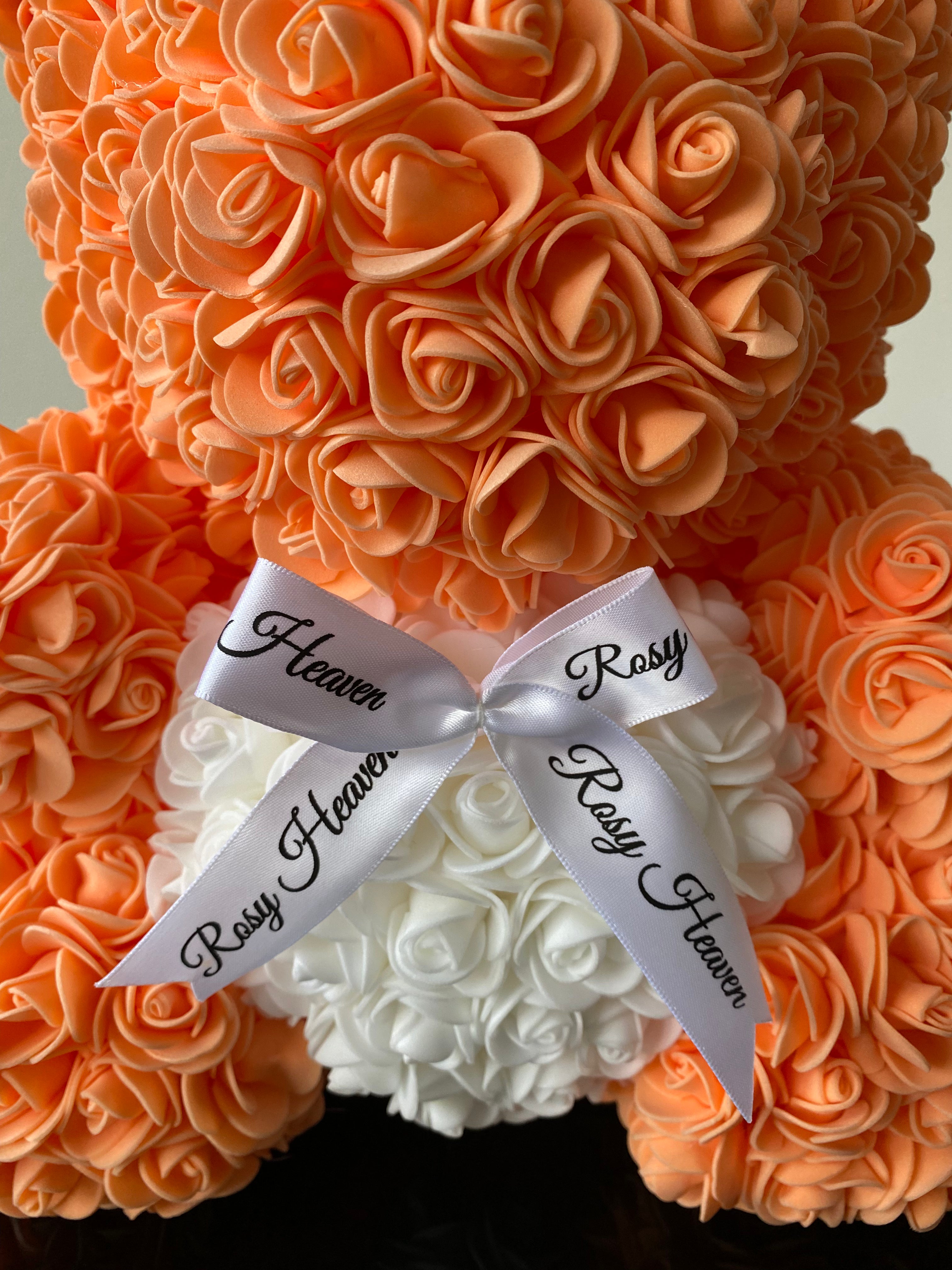 Medium orange Rosy bear