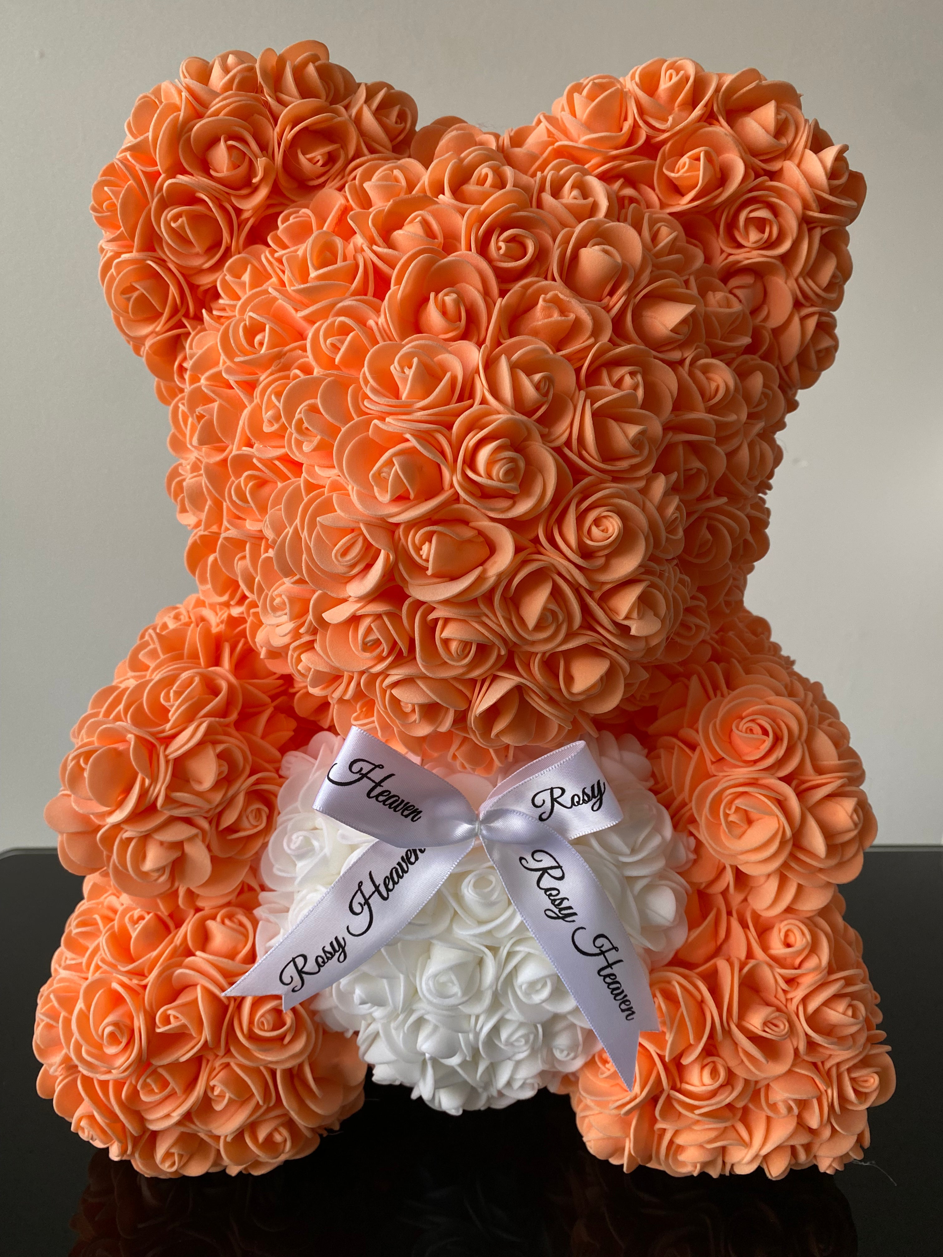 Medium orange Rosy bear