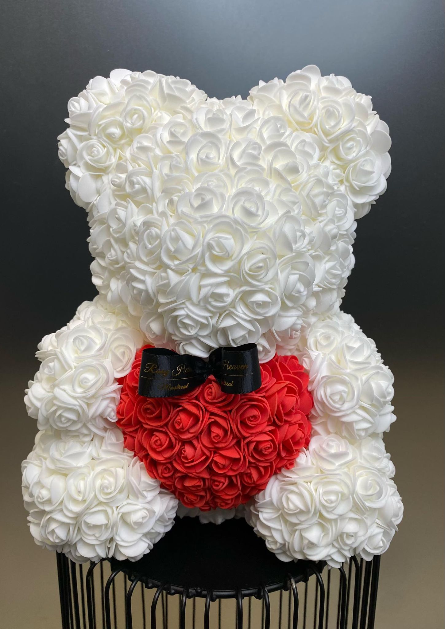 Medium white Rosy teddy