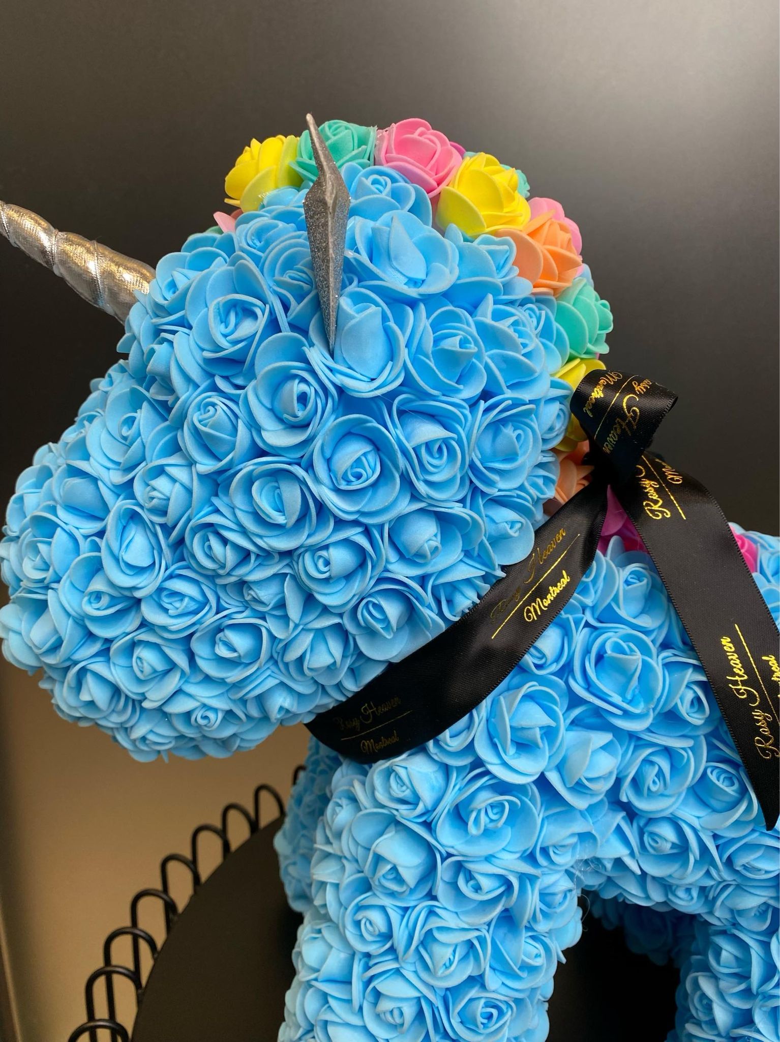 Blue Rosy unicorn