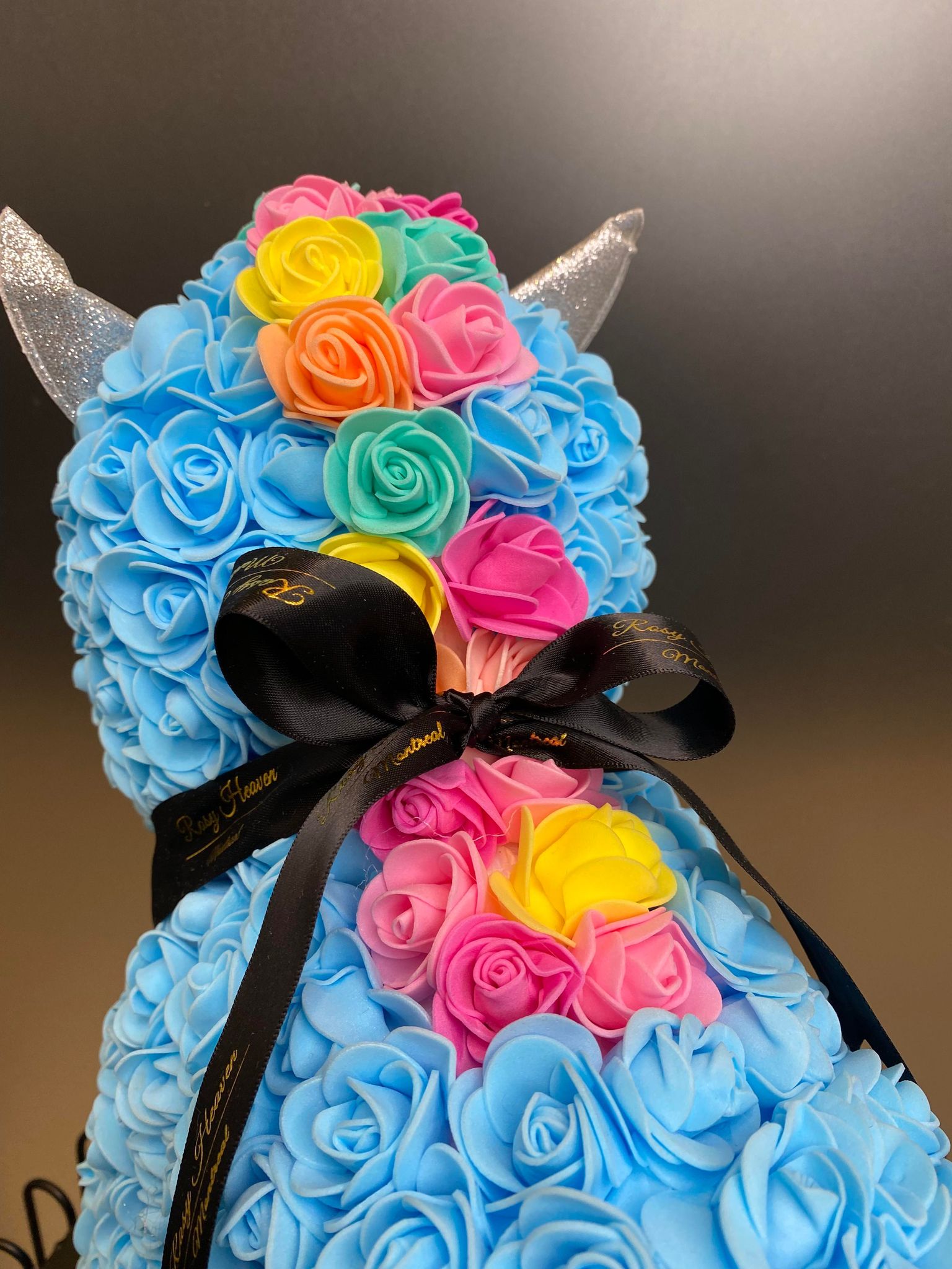 Blue Rosy unicorn
