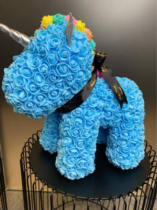 Blue Rosy unicorn