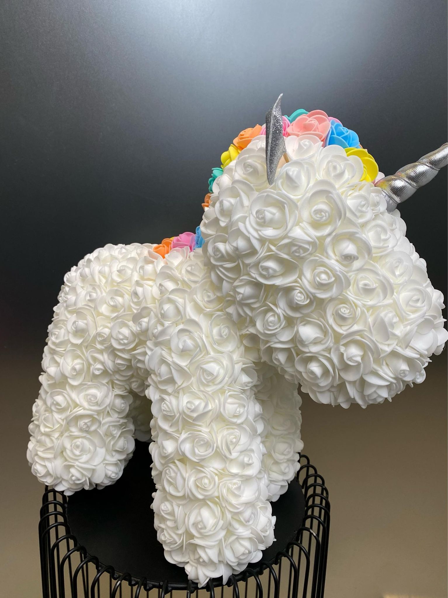 White Rosy unicorn